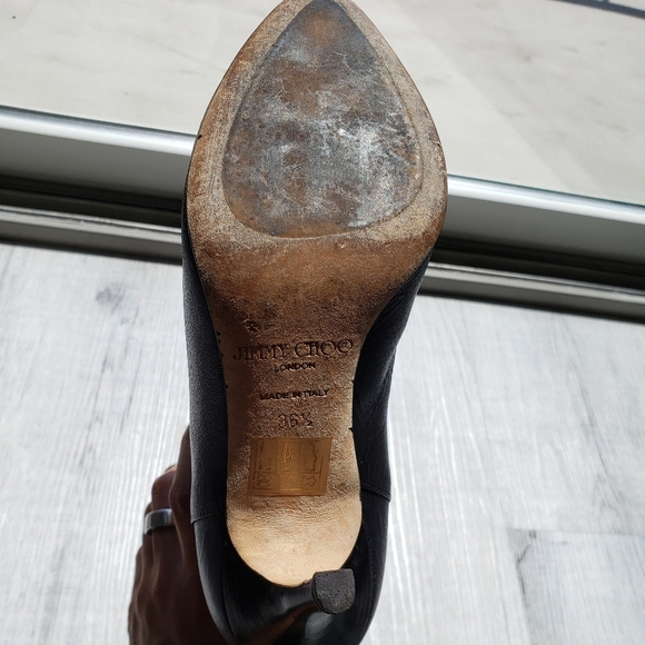 Jimmy Choo Black Boots Tall - Picture 6 of 13